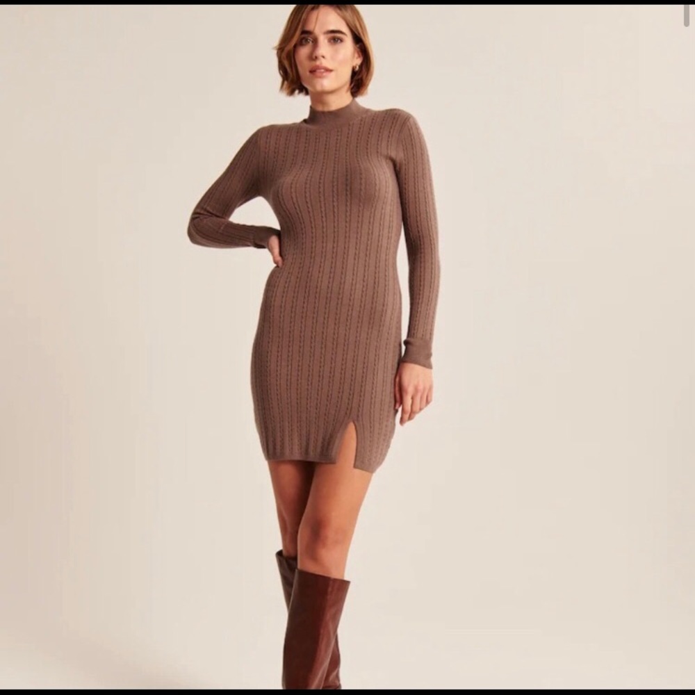 Still available! Abercrombie & Fitch mock neck sweater dress